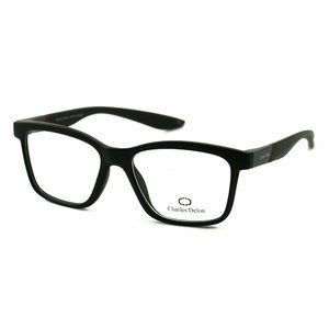 Charles Delon Rectangle Matte Black/Grey Red